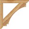 Ekena Millwork Imperial Slat Rough Sawn Bracket, Western Red Cedar, 4"W x 40"D x 40"H BKT04X40X40IMP06RWR - alternate 3